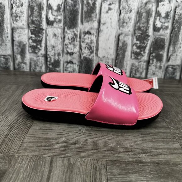 Nike Kawa Slide Fun Kids size 1y Pink - Picture 1 of 4